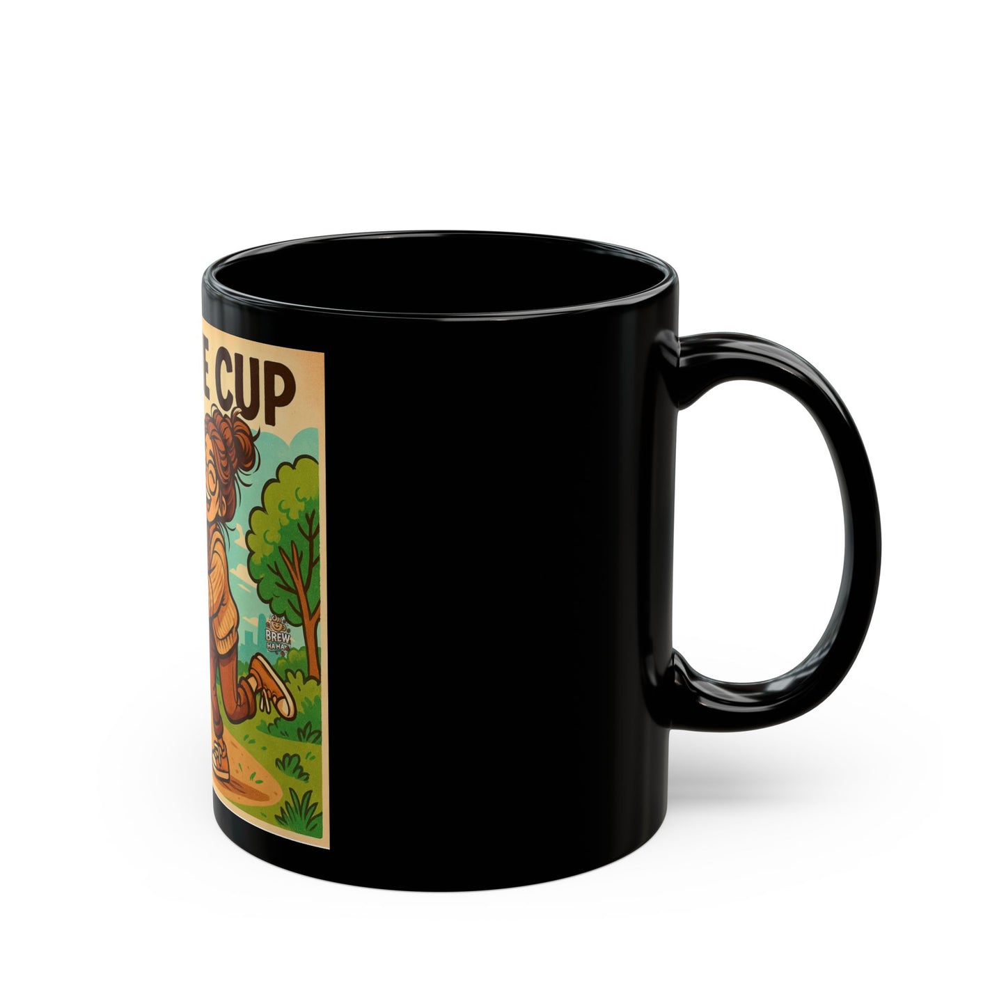 Just One Cup - Funny Black Coffee Mug for Coffee Lovers, Gift for Birthdays, Mother's Day, Housewarming, Coffee Addict, Cozy Vibes