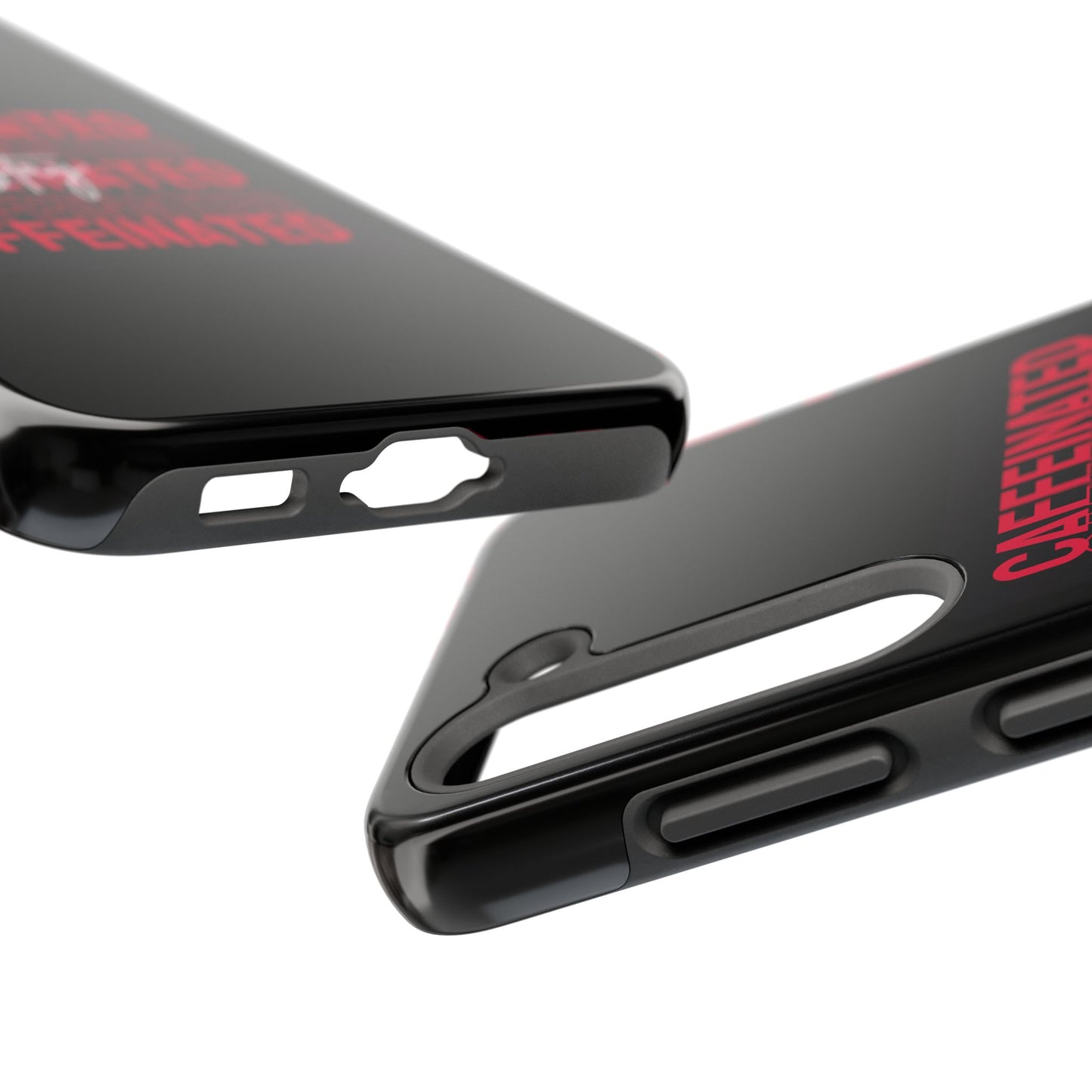 Stylish Tough Phone Case - Stay Caffeinated Design, Phone Cover, Gift for Coffee Lovers, Durable, Trendy Tech Accessory