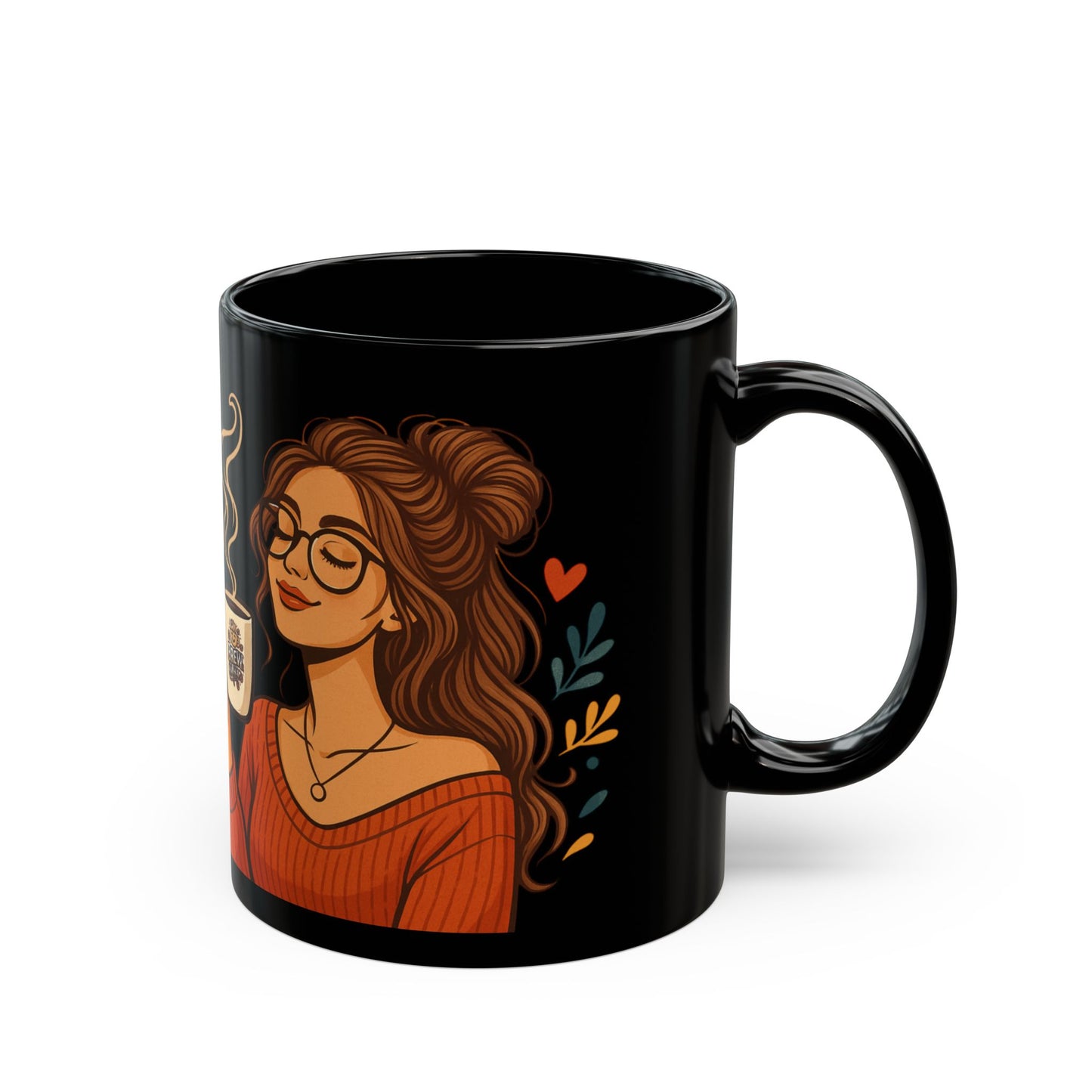 Chic Graphic Mug for Coffee Lovers, Stylish Gift for Friends, Cozy Home Decor, Unique Tea Cup, Inspirational Drinkware