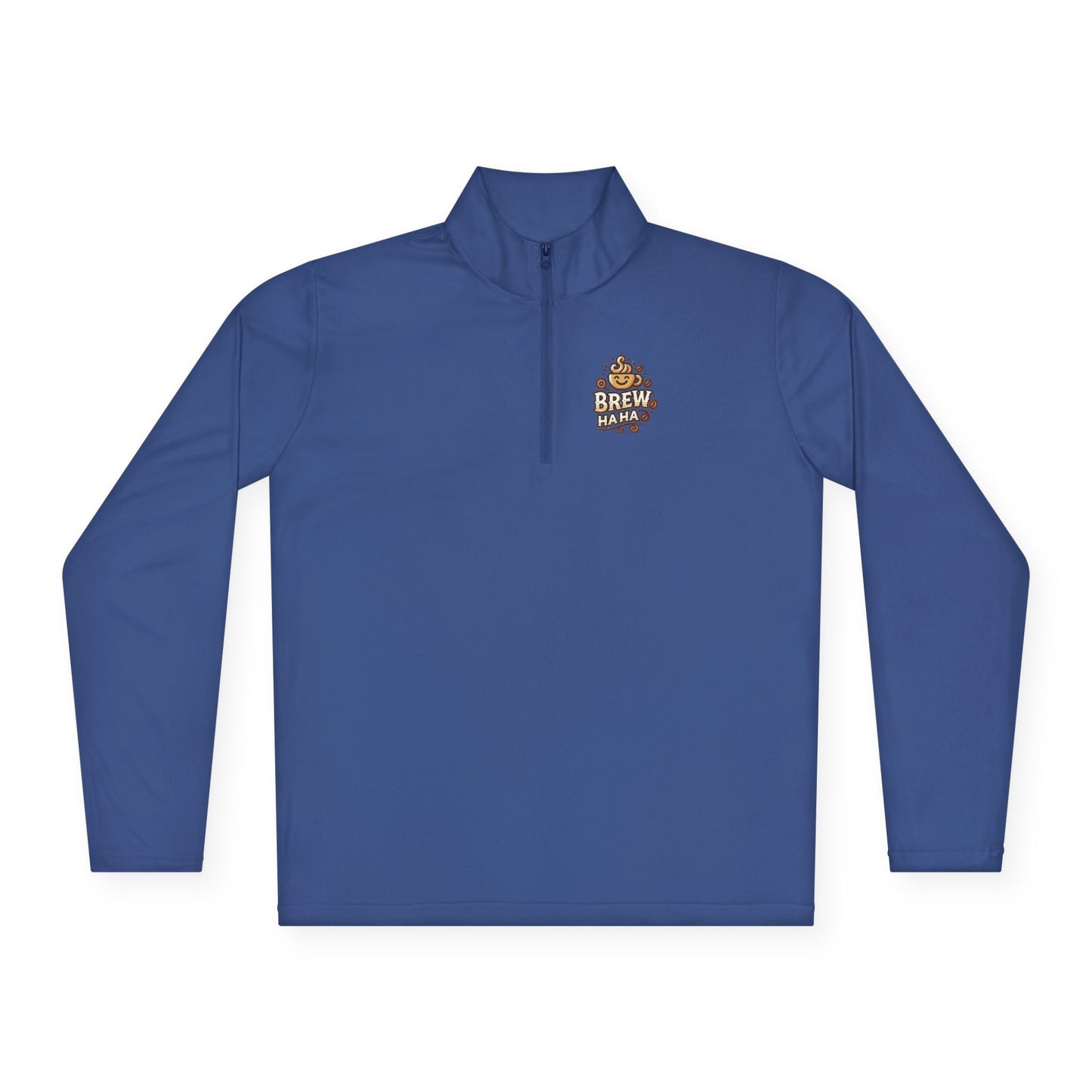 Cozy Quarter-Zip Pullover, Casual Wear, Gifts for Coffee Lovers, Fall Fashion, Unisex Style, Brew Crew Pullover
