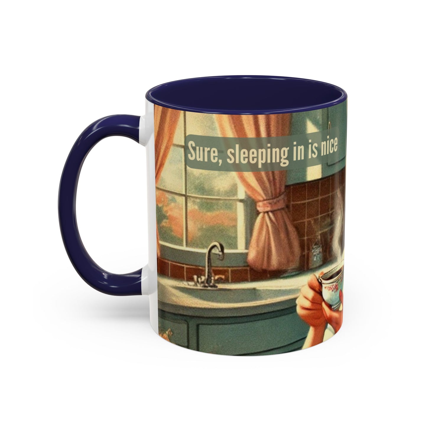 Coffee Mug - Coffee Lover's Silence is Heaven Design - 11, 15oz