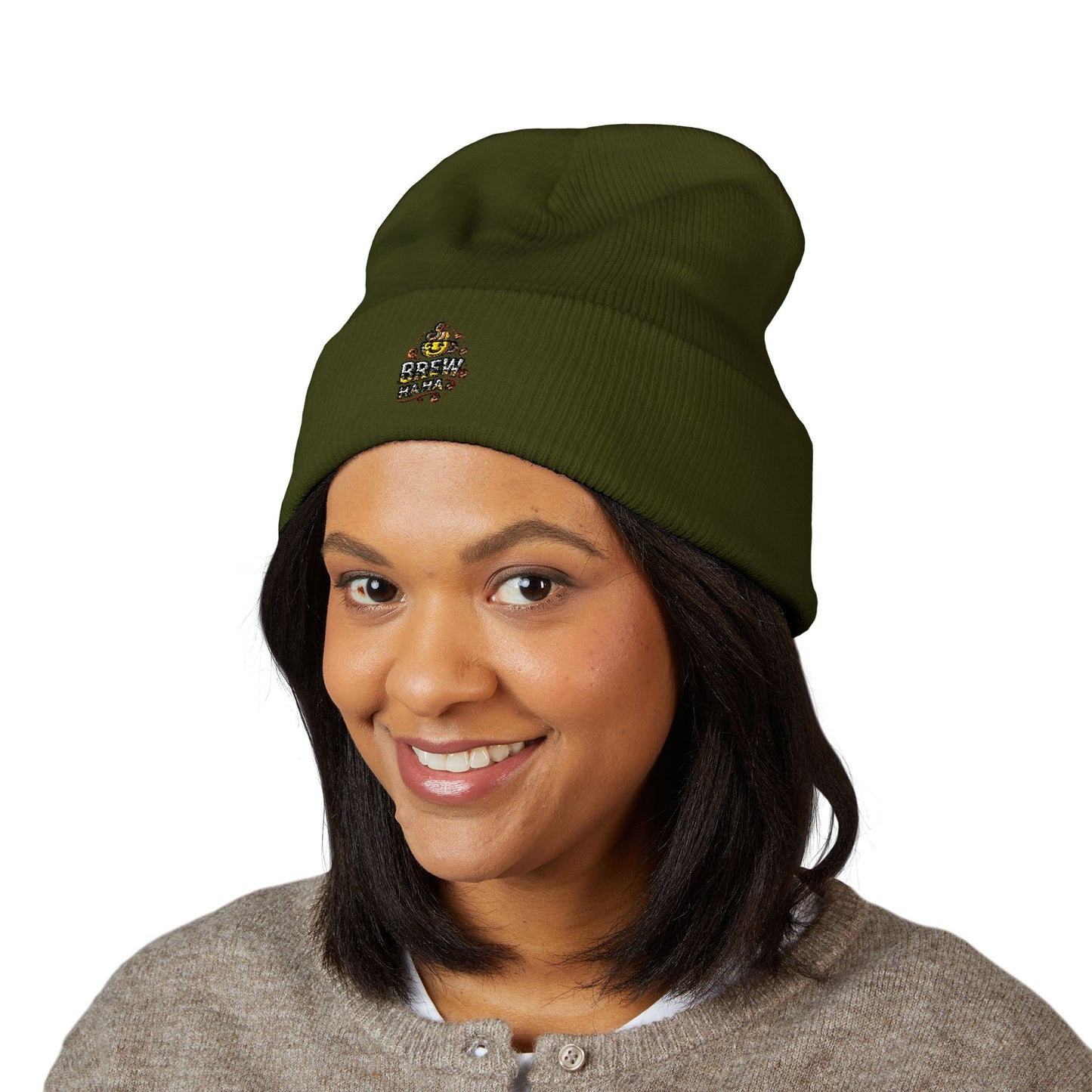 Cozy Embroidered Beanie, Classic Winter Hat, Cute Gift for Him/Her, Warm Knit Cap, Fashion Accessories for Outdoor Adventures