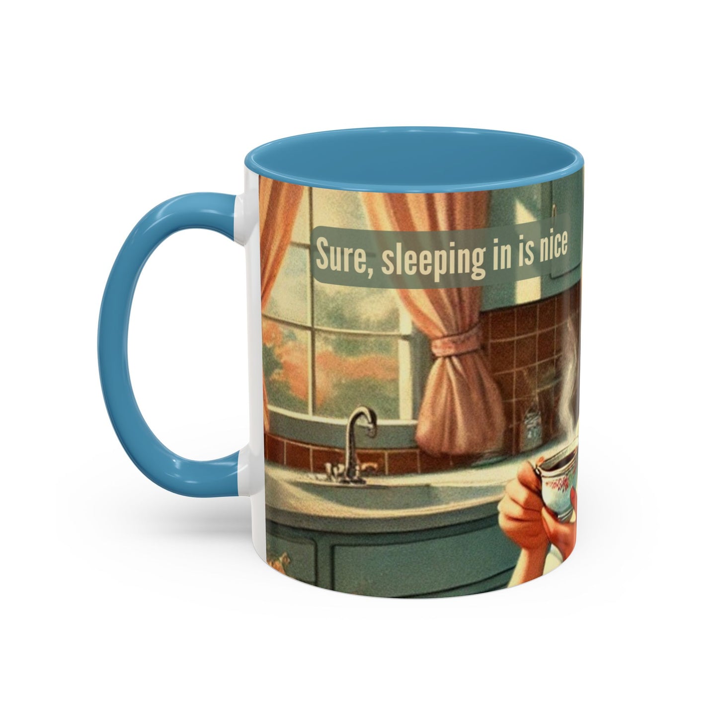 Coffee Mug - Coffee Lover's Silence is Heaven Design - 11, 15oz