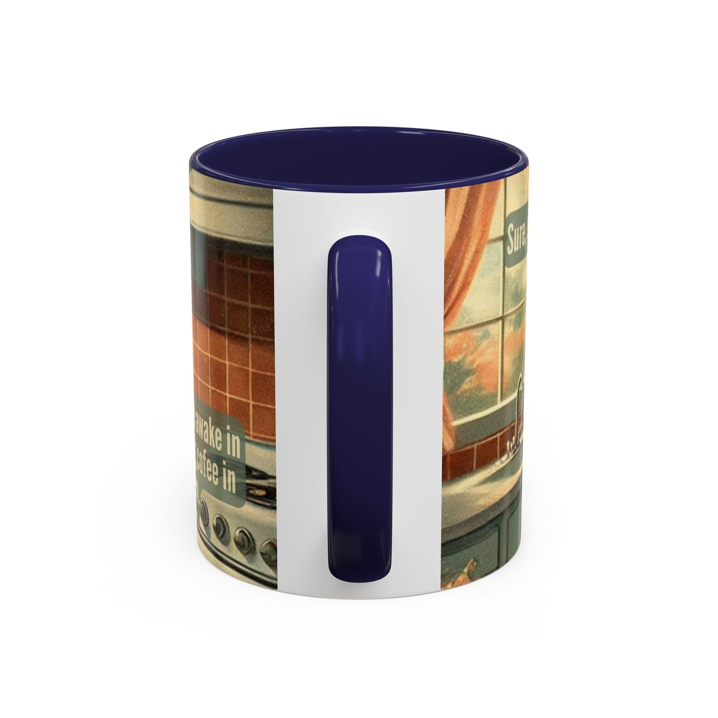 Coffee Mug - Coffee Lover's Silence is Heaven Design - 11, 15oz