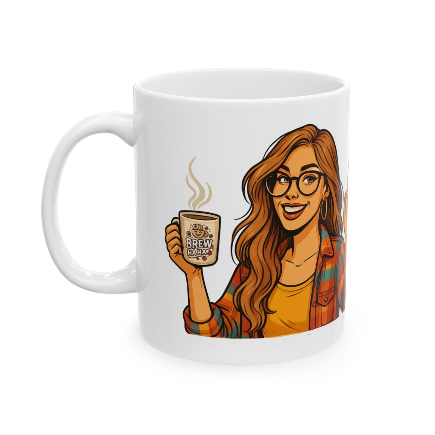Sassy Coffee Mug – ‘Coffee in One Hand, Confidence in the Other’ – Funny Motivational Ceramic Cup, Gift for Coffee Lovers & Boss Babes