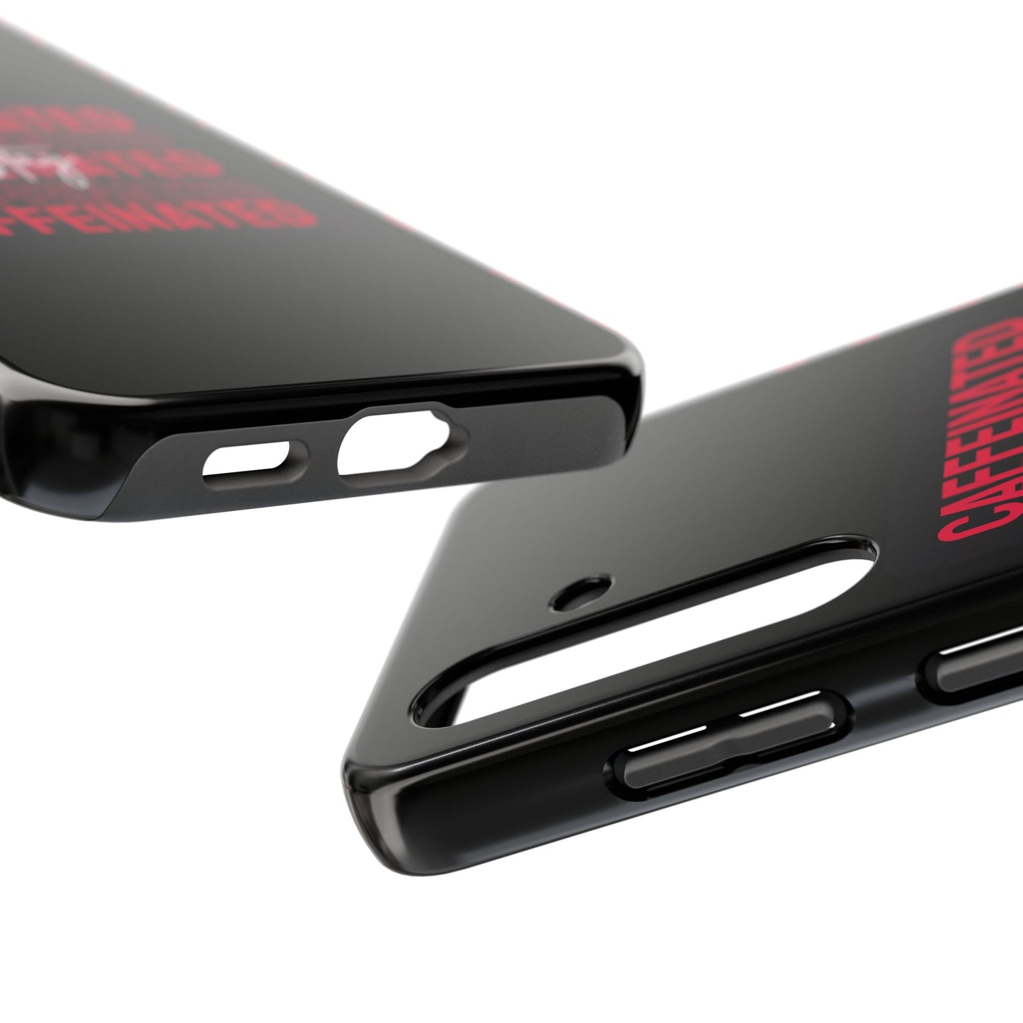Stylish Tough Phone Case - Stay Caffeinated Design, Phone Cover, Gift for Coffee Lovers, Durable, Trendy Tech Accessory