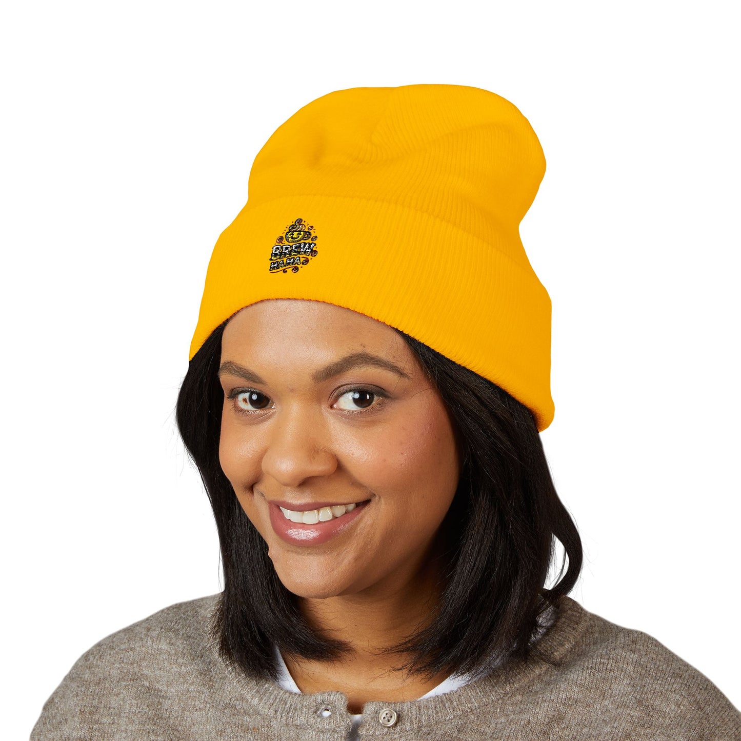 Cozy Embroidered Beanie, Classic Winter Hat, Cute Gift for Him/Her, Warm Knit Cap, Fashion Accessories for Outdoor Adventures