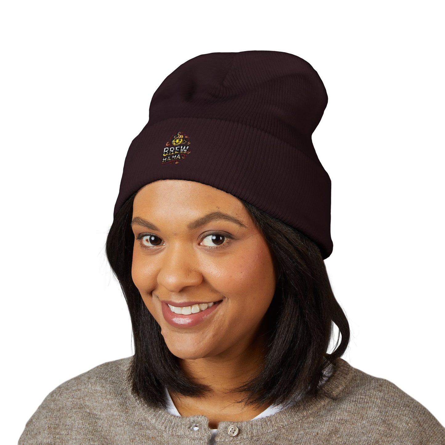 Cozy Embroidered Beanie, Classic Winter Hat, Cute Gift for Him/Her, Warm Knit Cap, Fashion Accessories for Outdoor Adventures