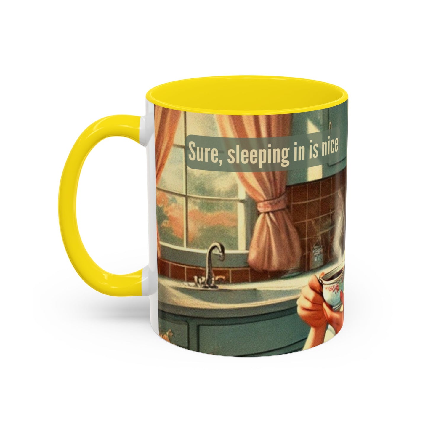 Coffee Mug - Coffee Lover's Silence is Heaven Design - 11, 15oz