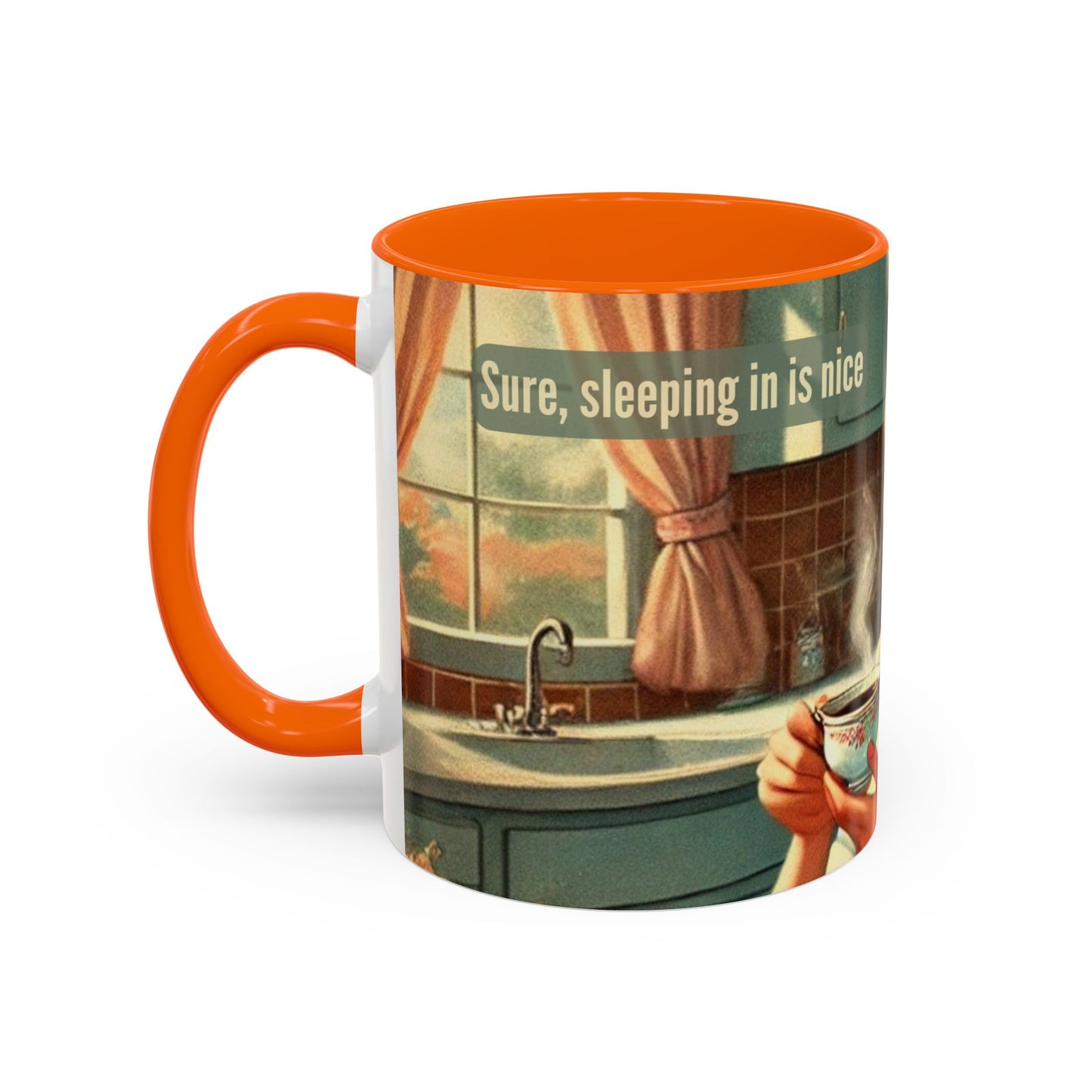 Coffee Mug - Coffee Lover's Silence is Heaven Design - 11, 15oz