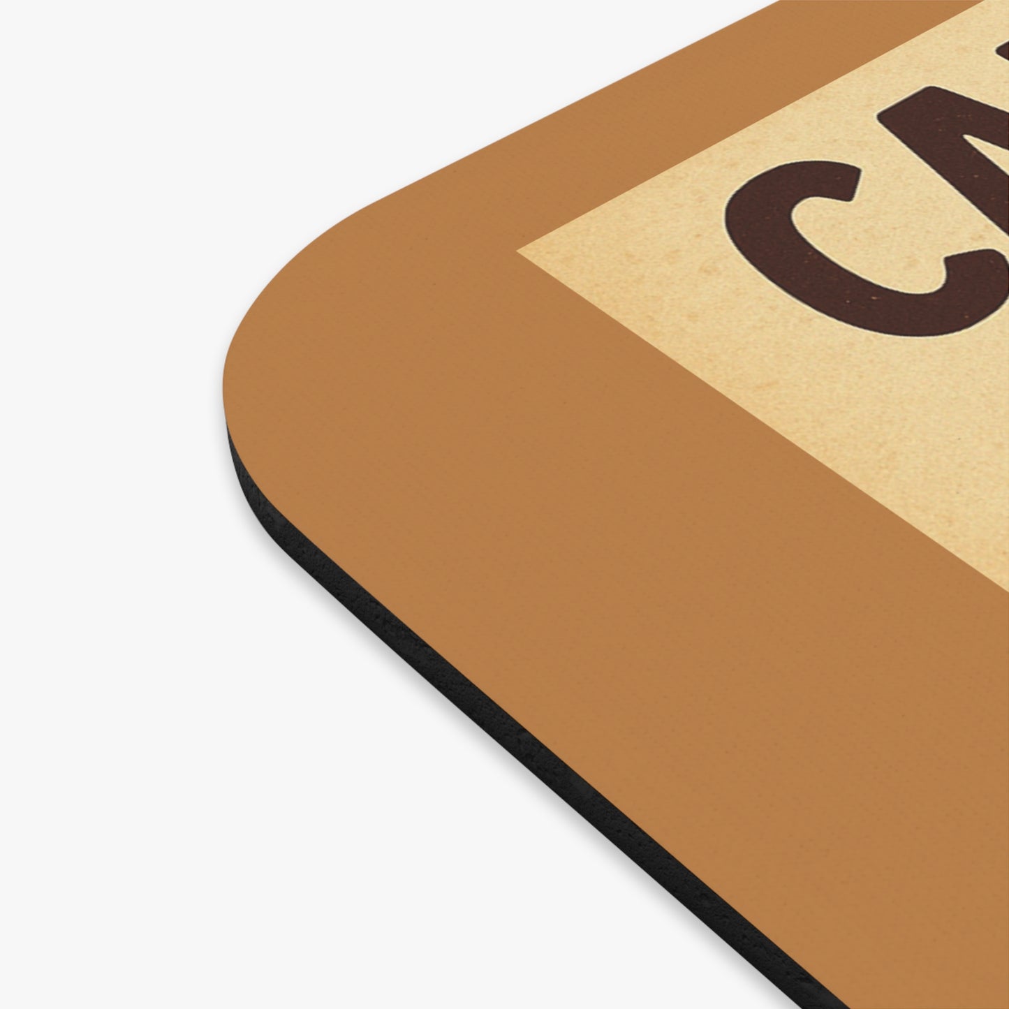 Caffeine Cat Mouse Pad, Cute Cat Desk Accessory, Fun Coffee Lover Gift, Pet Lover Office Decor, Catnip for Humans Design