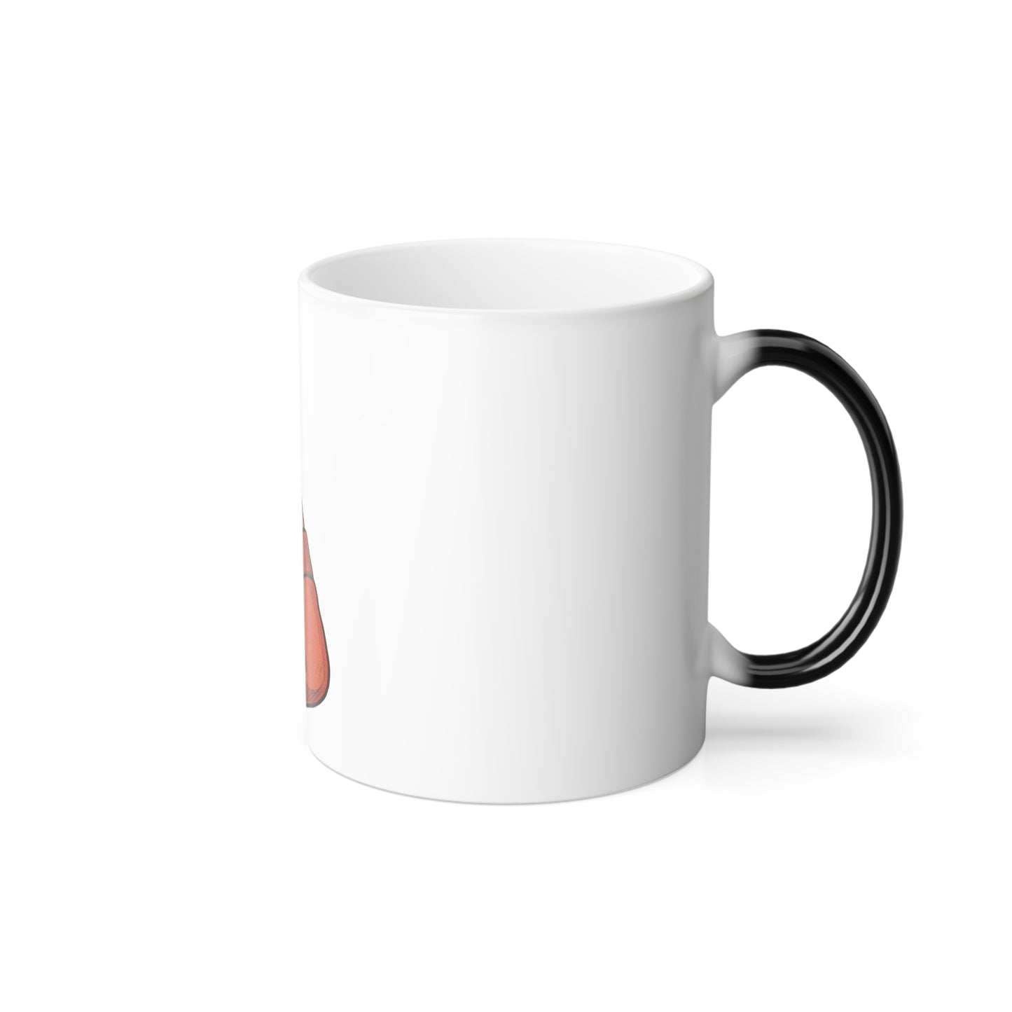 Color Changing Coffee Mug with Crown Design, Gift for Her, Unique Birthday Mug, Fun Office Mug, Creative Heat Sensitive Tea Cup