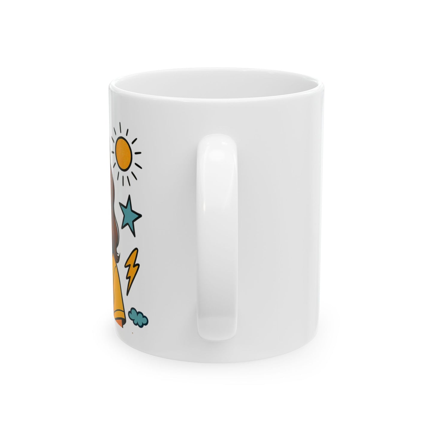Funny Coffee Mug – ‘Life Hack: Coffee Turns Depression into Anxiety’ – Dark Humor Gift for Coffee Lovers & Friends