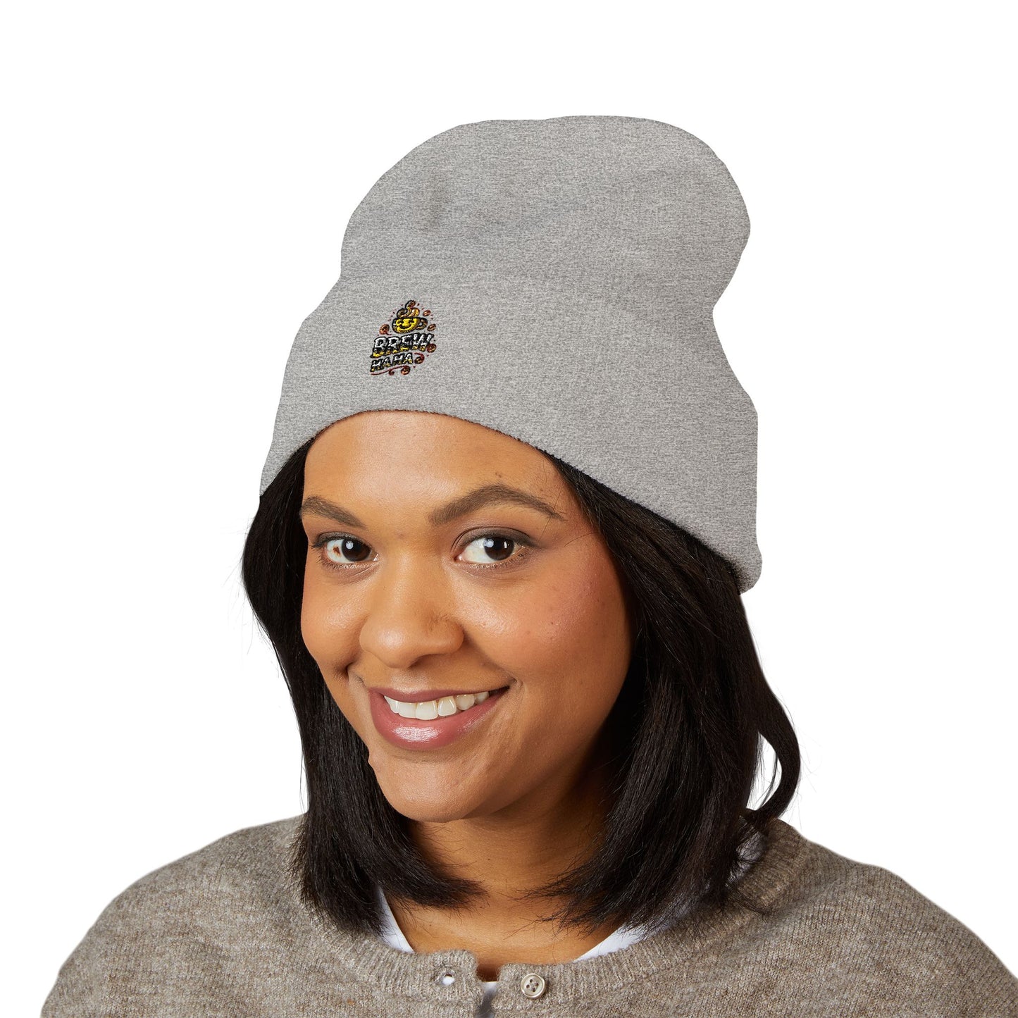 Cozy Embroidered Beanie, Classic Winter Hat, Cute Gift for Him/Her, Warm Knit Cap, Fashion Accessories for Outdoor Adventures