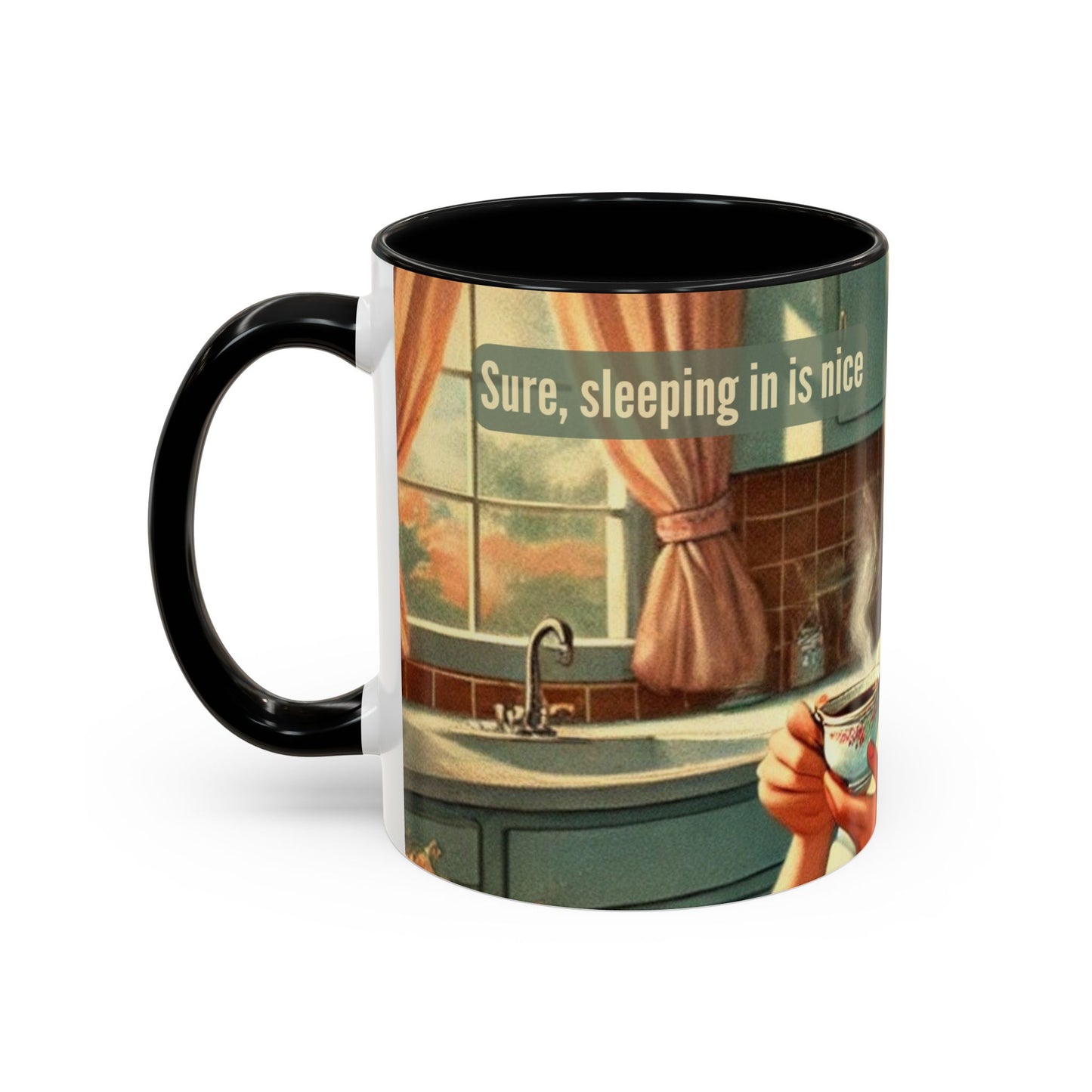 Coffee Mug - Coffee Lover's Silence is Heaven Design - 11, 15oz