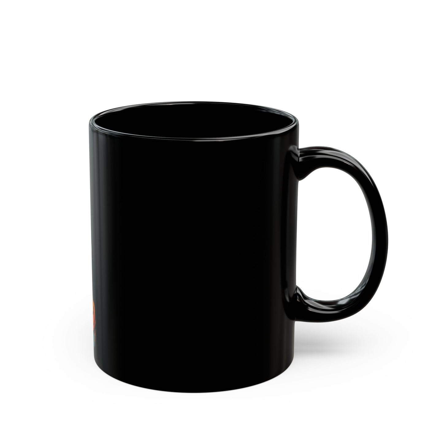 Chic Black Mug with Fun Design, Perfect Gift for Friends, Coffee Lovers, Birthdays, and Cozy Gatherings