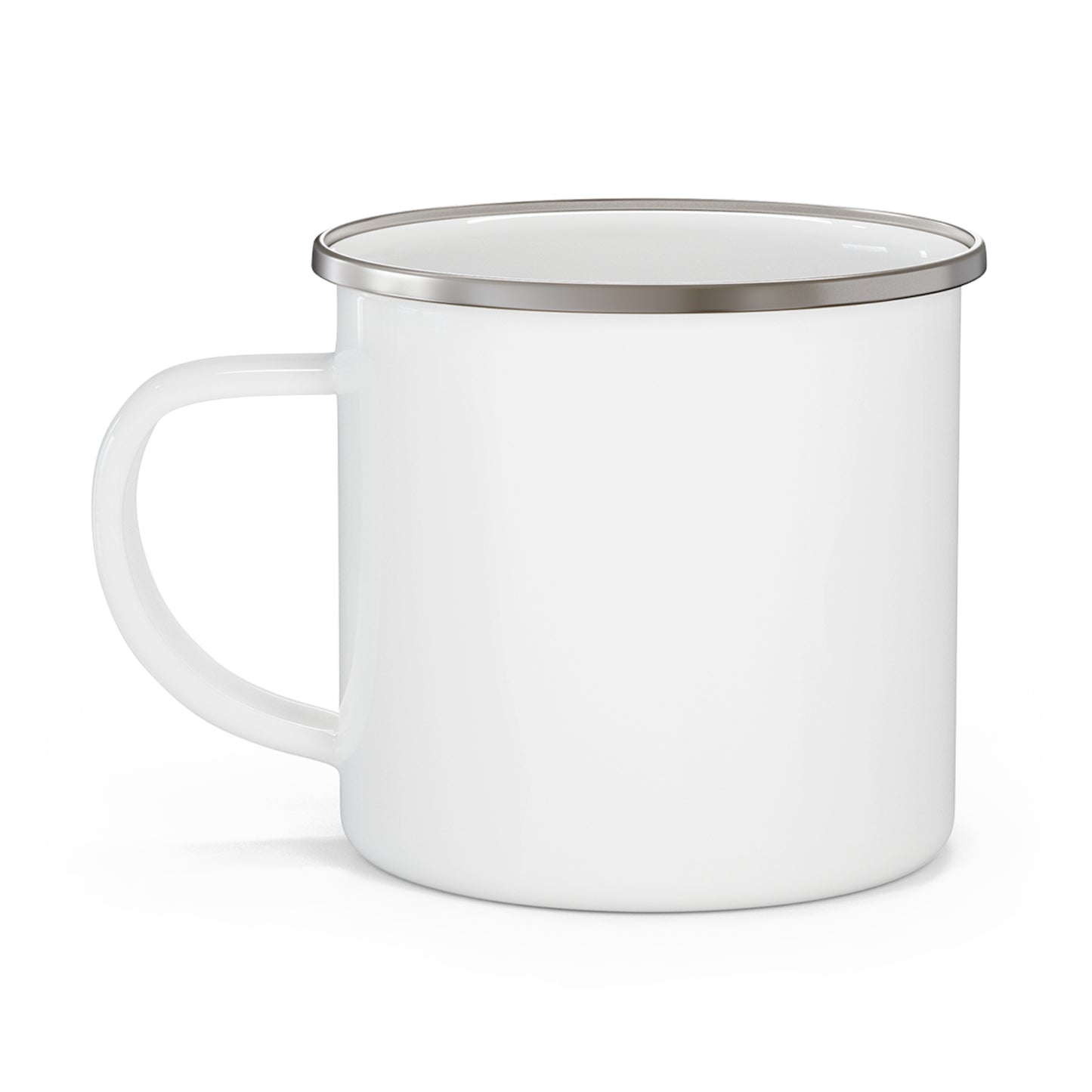 Whimsical Enamel Camping Mug - Brew Haha, Coffee Lover Gift, Outdoorsy Vibe, Adventure Companion, Campfire Essential