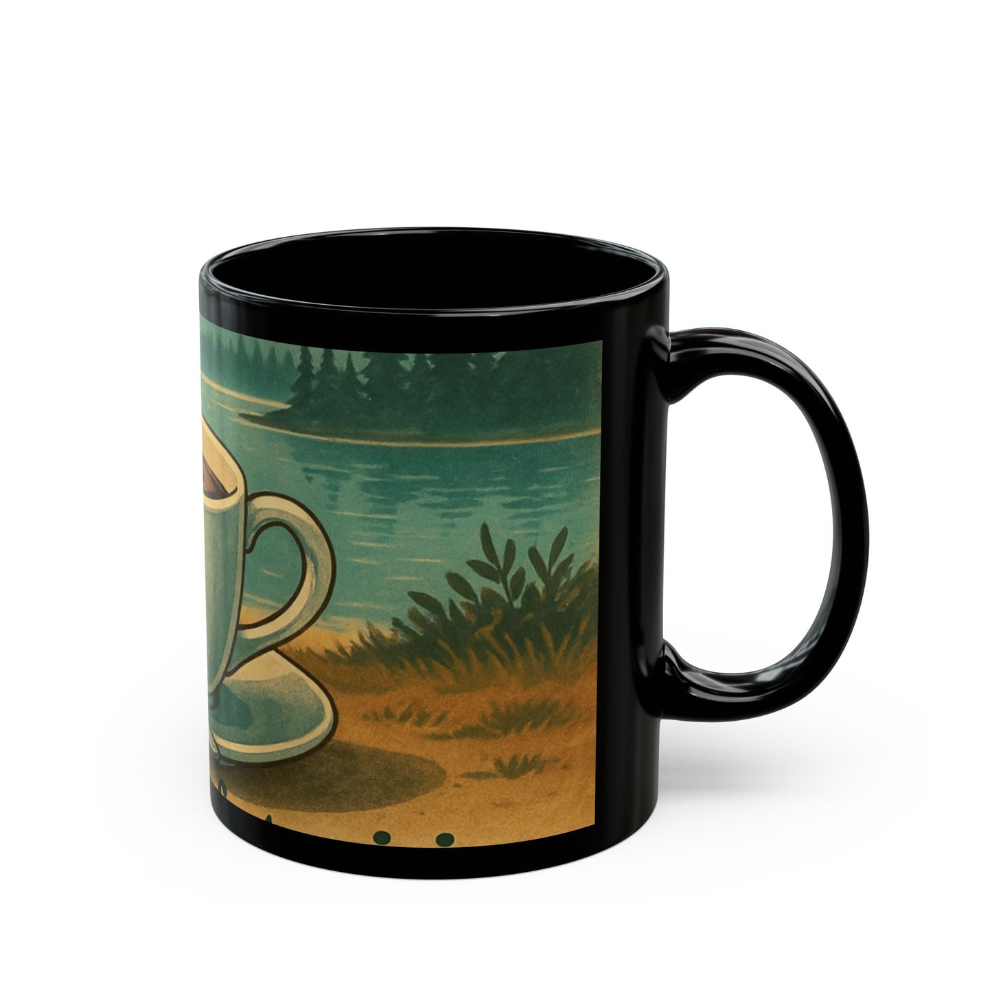Scenic Coffee Mug, Nature Lover Gift, Cozy Home Decor, Camping Essentials, Rustic Kitchen