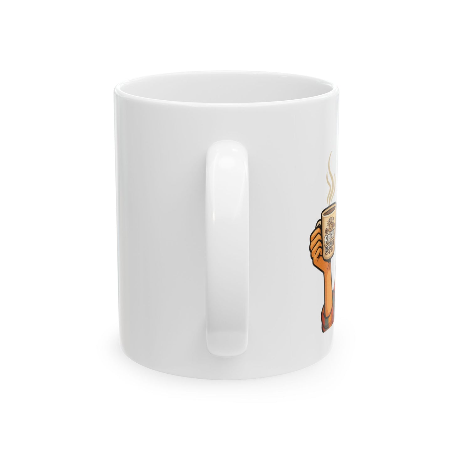 Sassy Coffee Mug – ‘Coffee in One Hand, Confidence in the Other’ – Funny Motivational Ceramic Cup, Gift for Coffee Lovers & Boss Babes