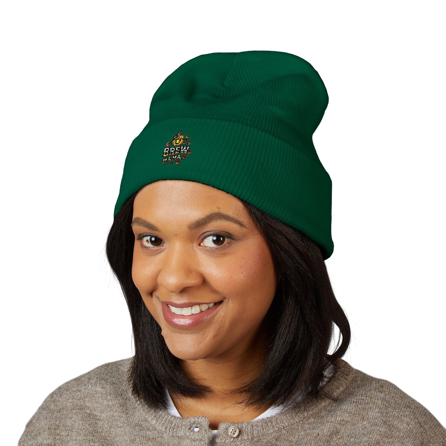 Cozy Embroidered Beanie, Classic Winter Hat, Cute Gift for Him/Her, Warm Knit Cap, Fashion Accessories for Outdoor Adventures