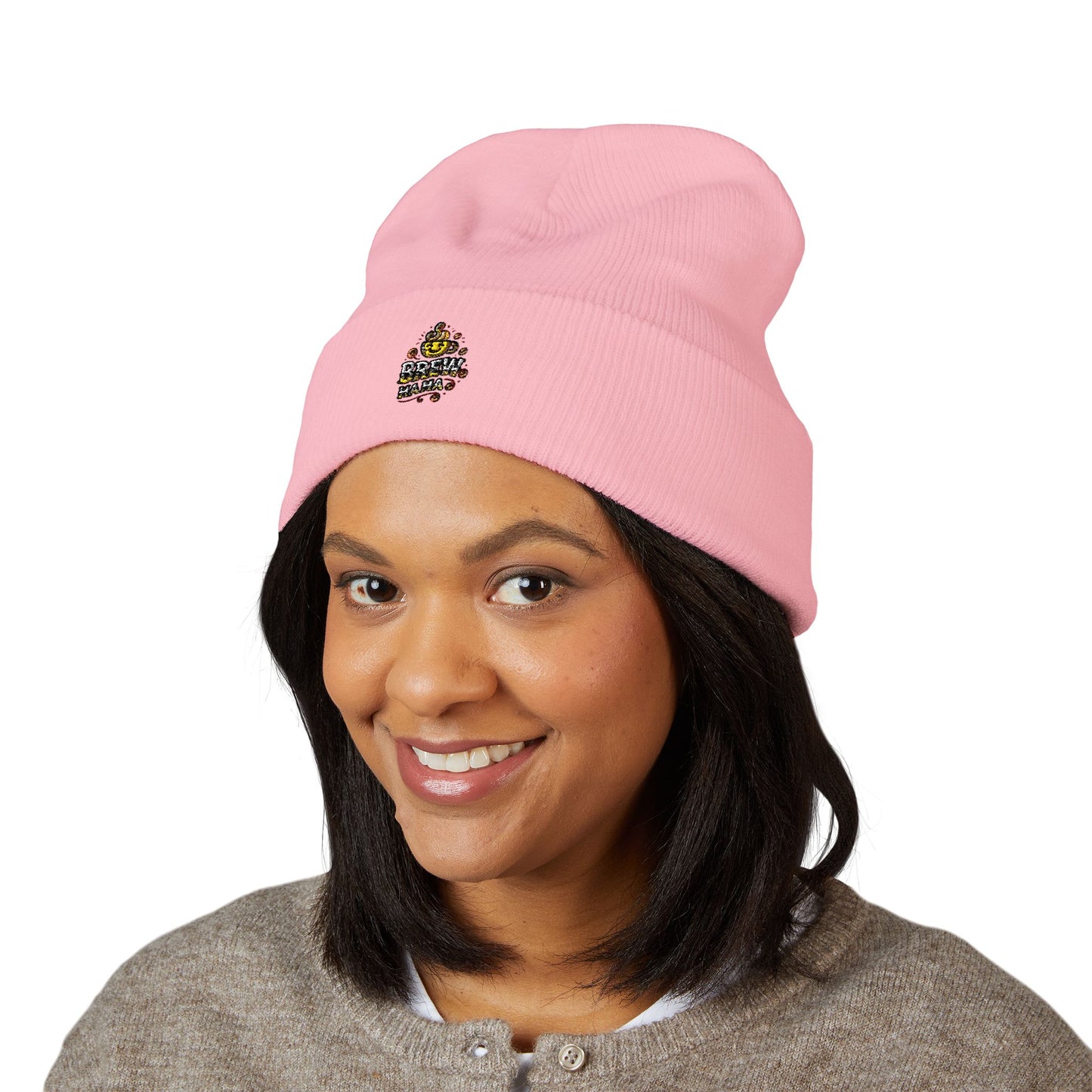 Cozy Embroidered Beanie, Classic Winter Hat, Cute Gift for Him/Her, Warm Knit Cap, Fashion Accessories for Outdoor Adventures