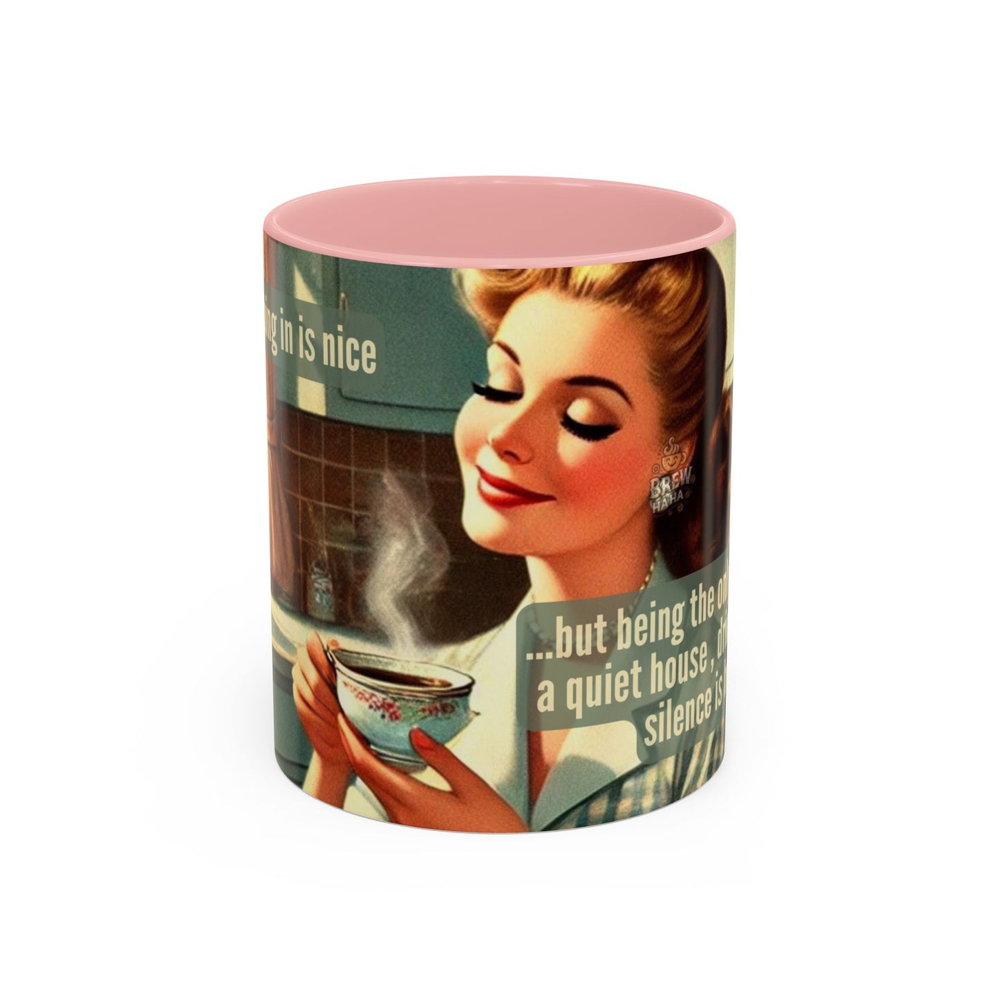 Coffee Mug - Coffee Lover's Silence is Heaven Design - 11, 15oz