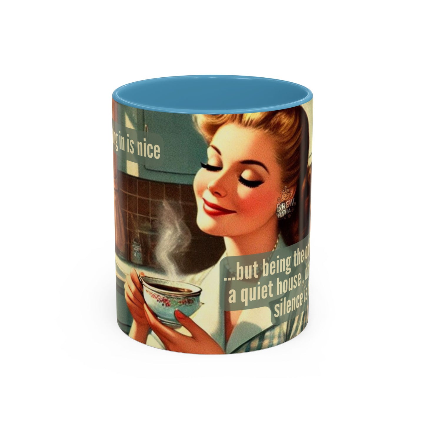 Coffee Mug - Coffee Lover's Silence is Heaven Design - 11, 15oz