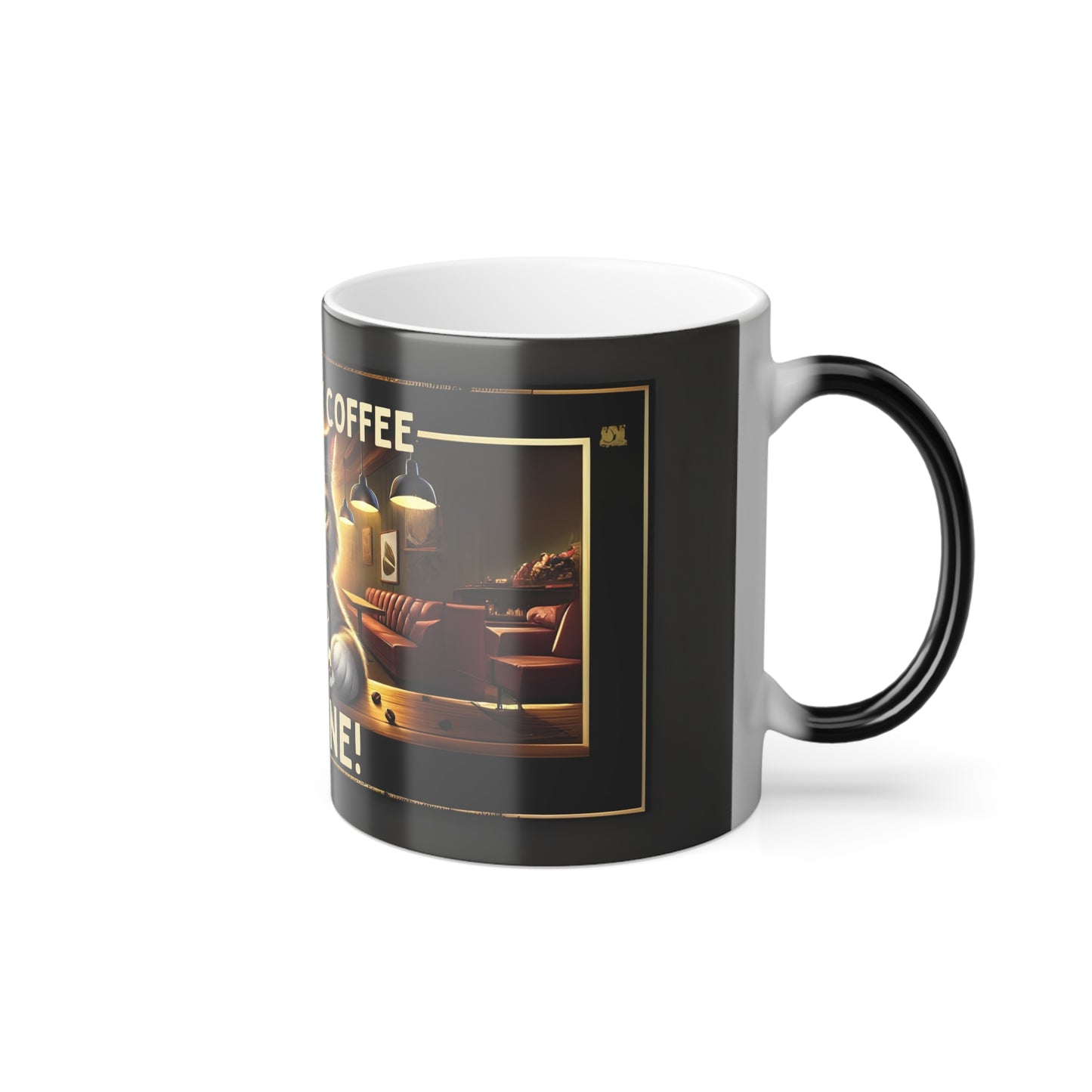Mug - Color Morphing 11oz Paws Off My Coffee Cat Design
