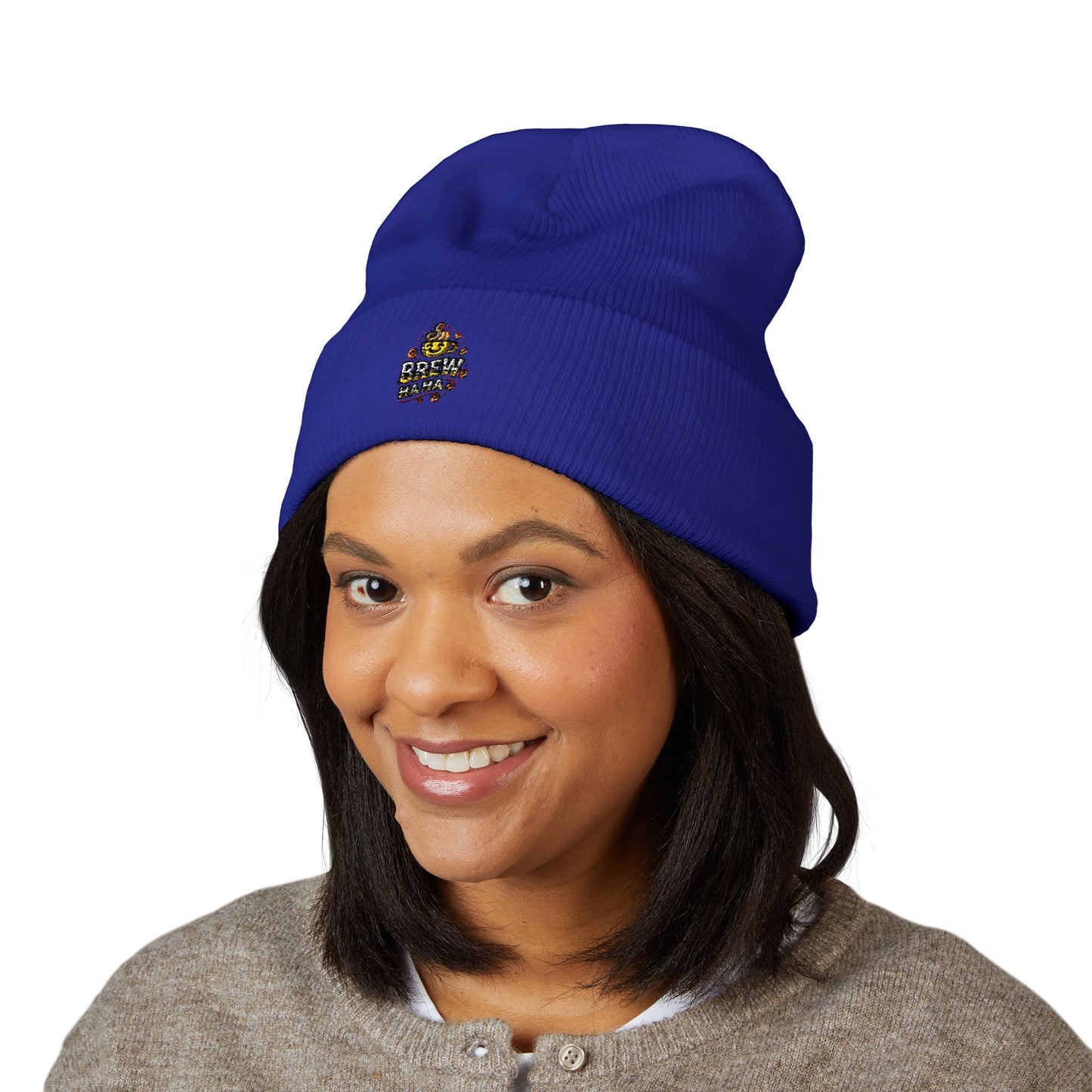 Cozy Embroidered Beanie, Classic Winter Hat, Cute Gift for Him/Her, Warm Knit Cap, Fashion Accessories for Outdoor Adventures