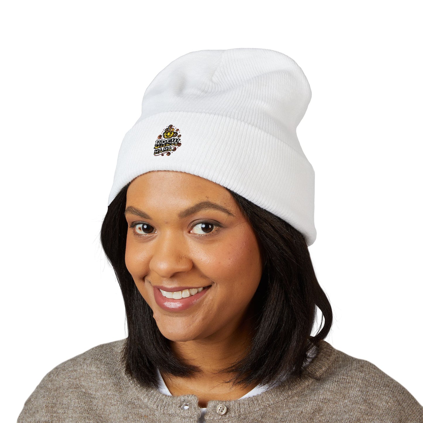 Cozy Embroidered Beanie, Classic Winter Hat, Cute Gift for Him/Her, Warm Knit Cap, Fashion Accessories for Outdoor Adventures