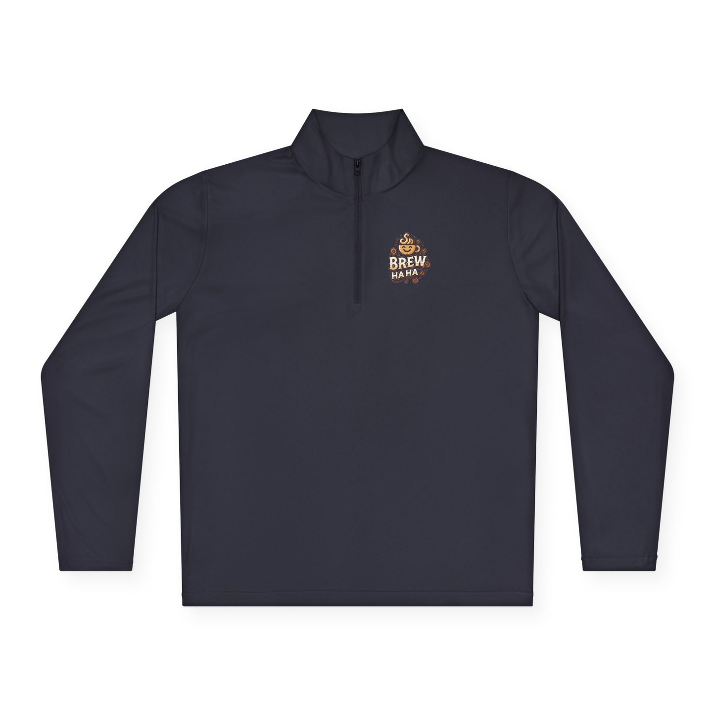 Cozy Quarter-Zip Pullover, Casual Wear, Gifts for Coffee Lovers, Fall Fashion, Unisex Style, Brew Crew Pullover