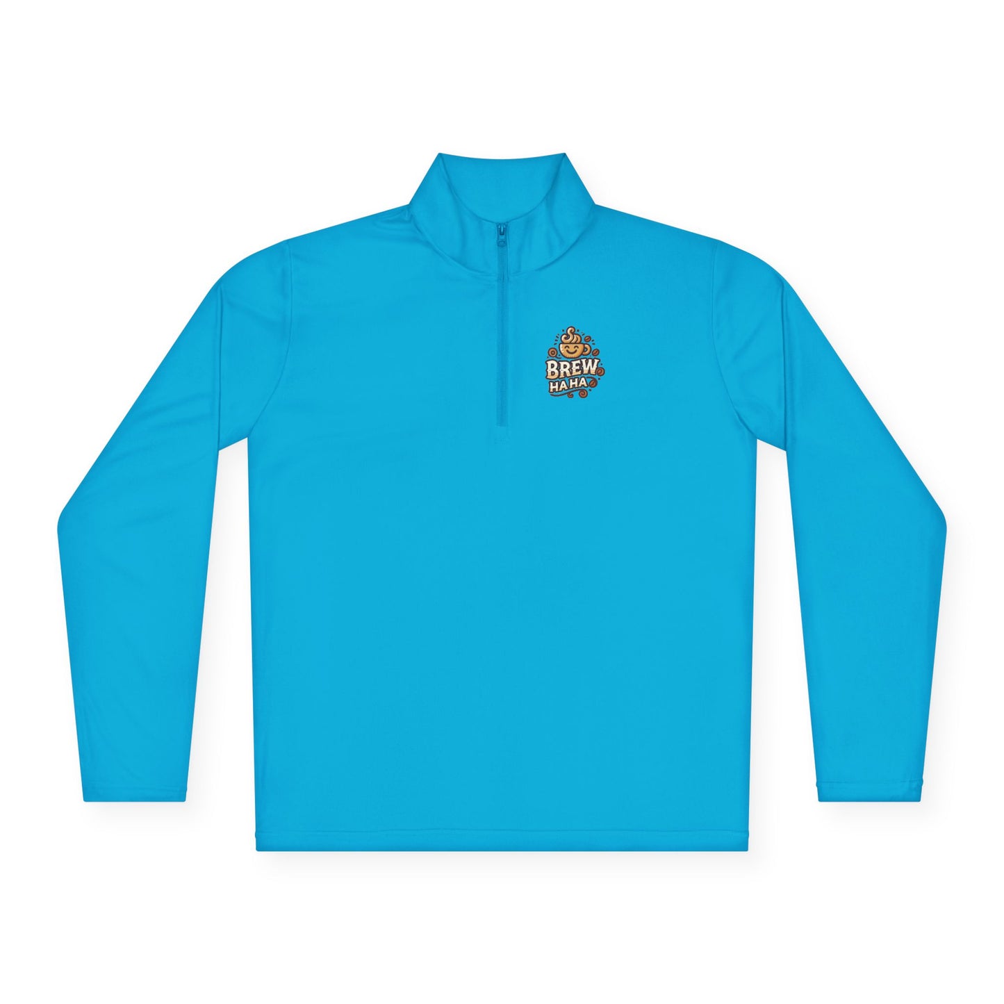 Cozy Quarter-Zip Pullover, Casual Wear, Gifts for Coffee Lovers, Fall Fashion, Unisex Style, Brew Crew Pullover