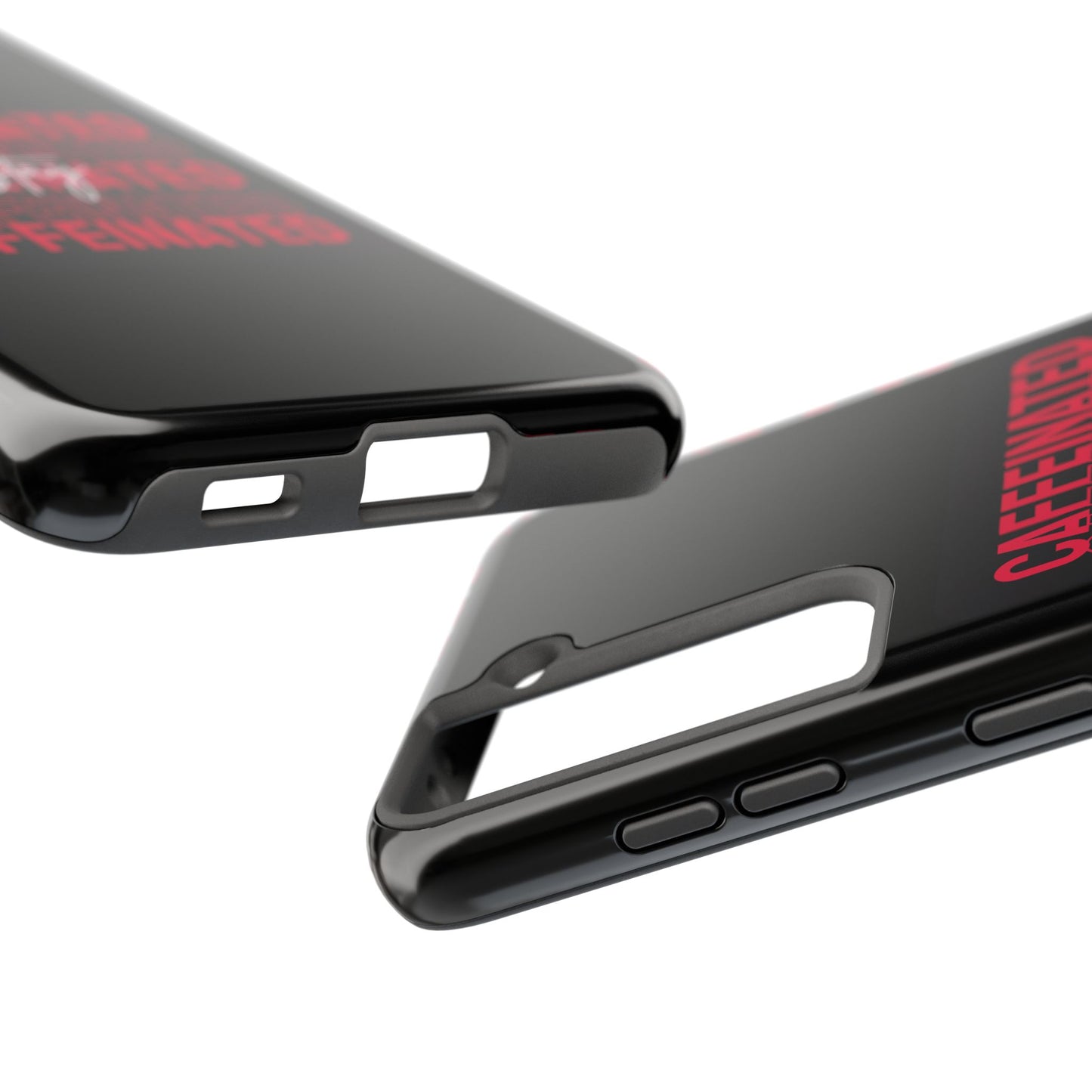 Stylish Tough Phone Case - Stay Caffeinated Design, Phone Cover, Gift for Coffee Lovers, Durable, Trendy Tech Accessory