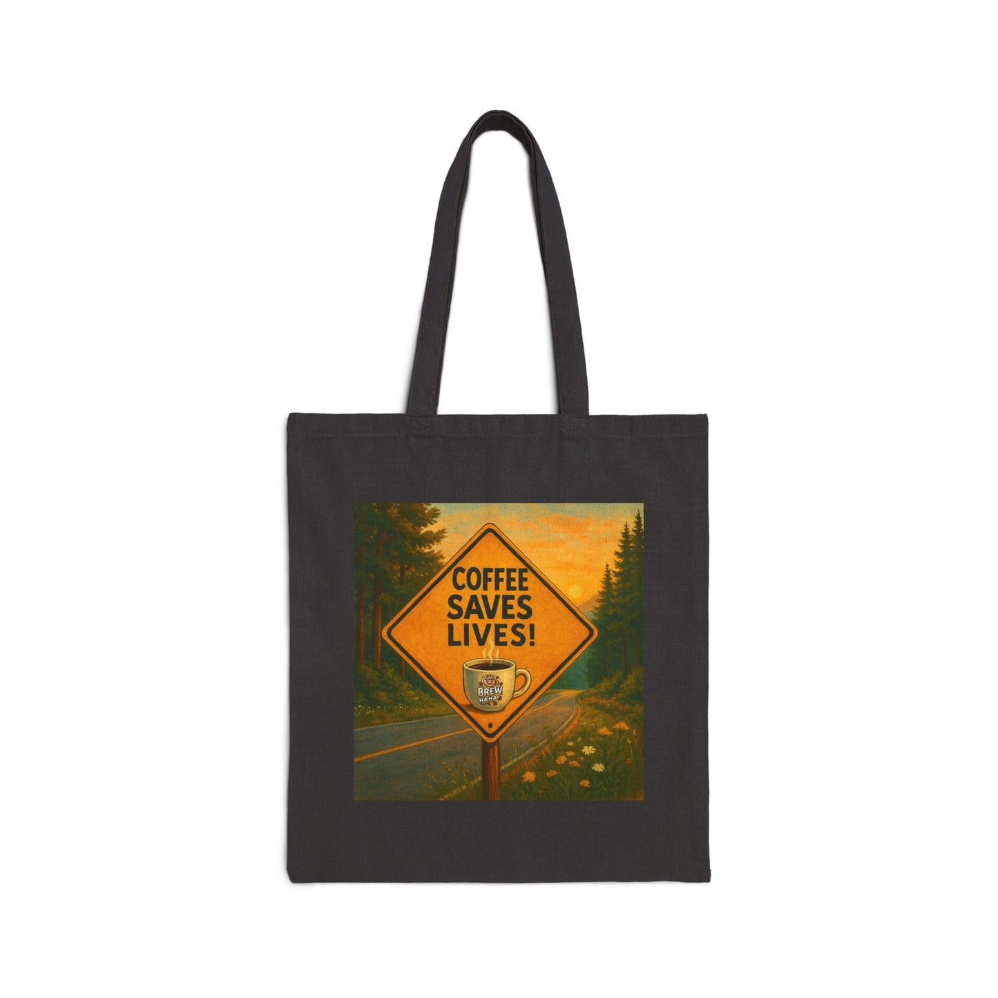 Coffee Saves Lives Cotton Canvas Tote Bag - Eco-Friendly Shopper, Gift for Coffee Lovers, Reusable Grocery Bag, Stylish Carry-All, Fun [...]