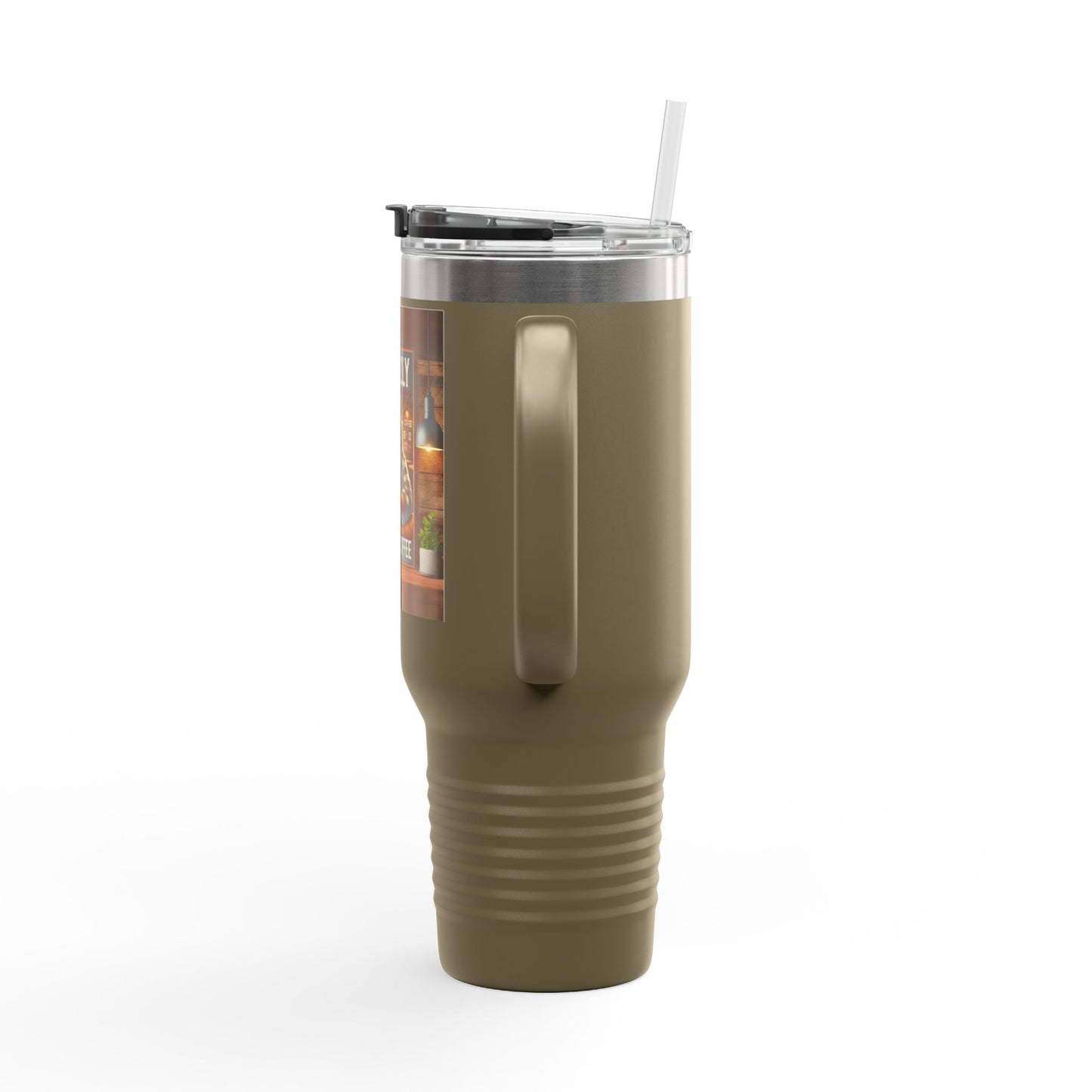 Travel Mug - I'm Grizzly Without My Coffee Insulated 40oz
